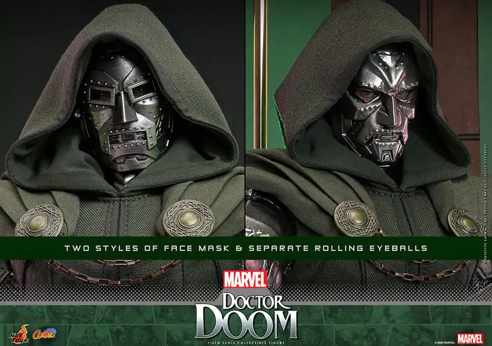 Marvel Comic Masterpiece 1/6 Doctor Doom akciófigura 33 cm termékfotó