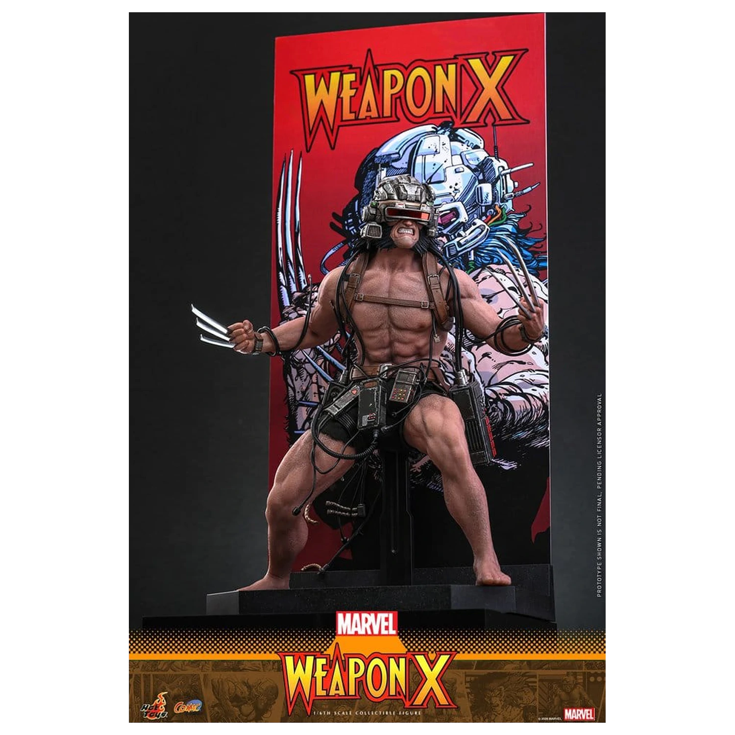 Marvel Comic Masterpiece 1/6 Weapon X akciófigura 31 cm termékfotó