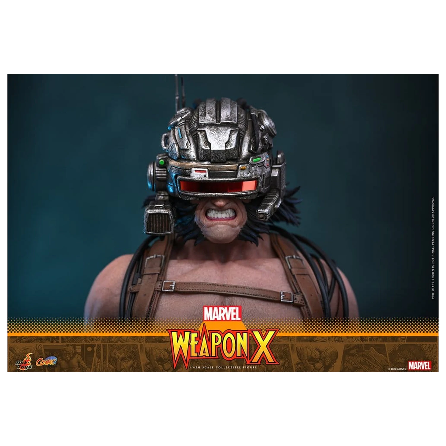 Marvel Comic Masterpiece 1/6 Weapon X akciófigura 31 cm termékfotó