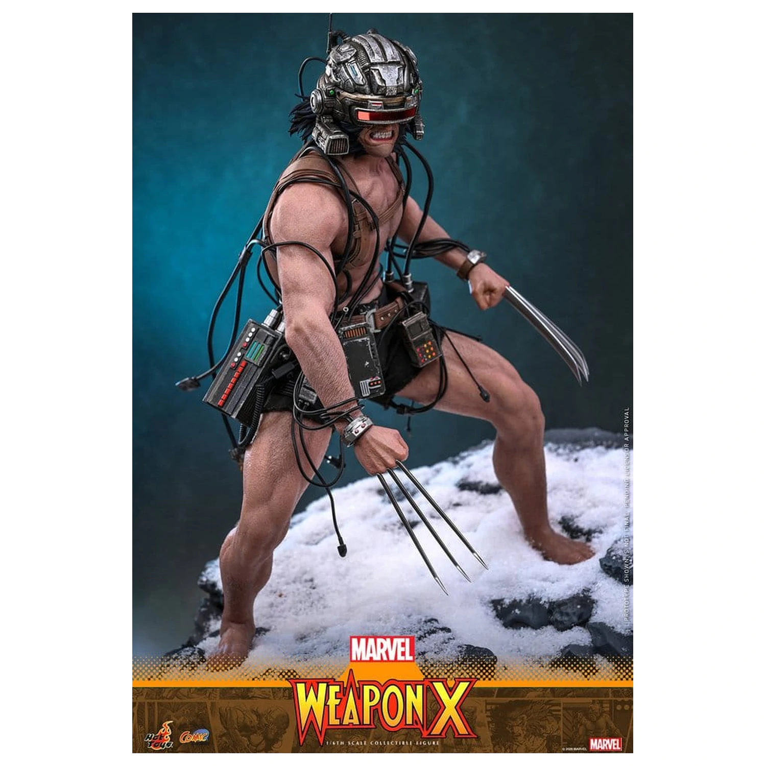 Marvel Comic Masterpiece 1/6 Weapon X akciófigura 31 cm termékfotó