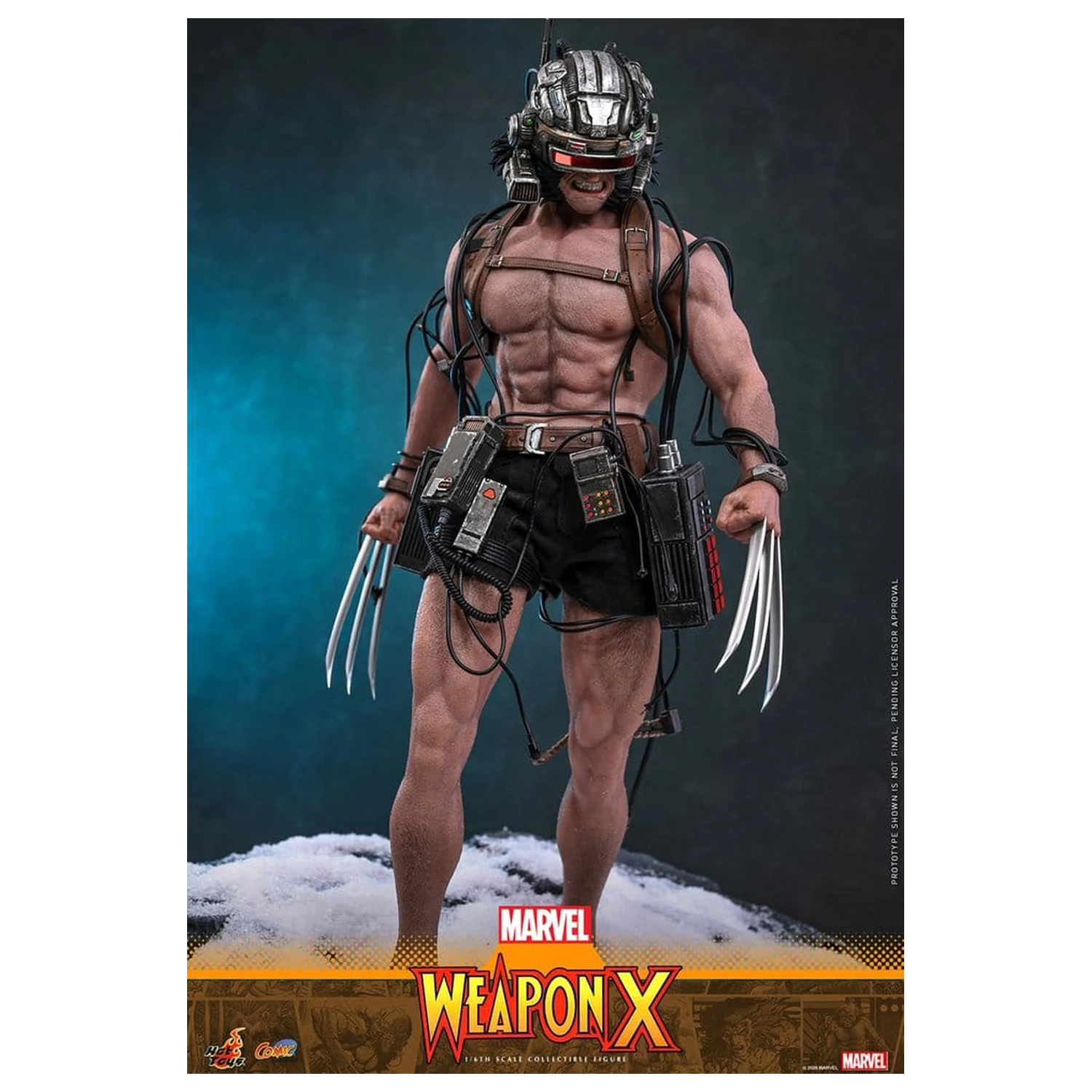 Marvel Comic Masterpiece 1/6 Weapon X akciófigura 31 cm termékfotó