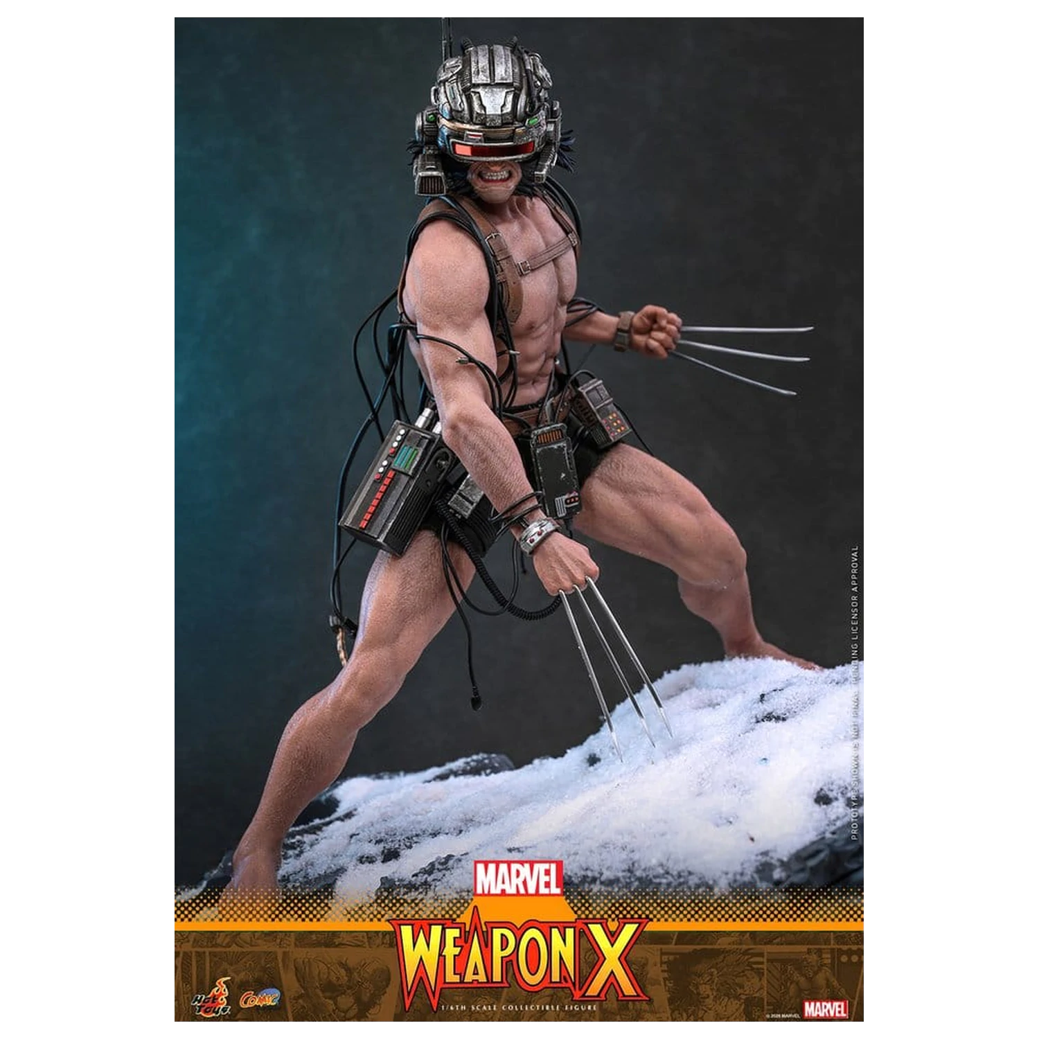 Marvel Comic Masterpiece 1/6 Weapon X akciófigura 31 cm termékfotó
