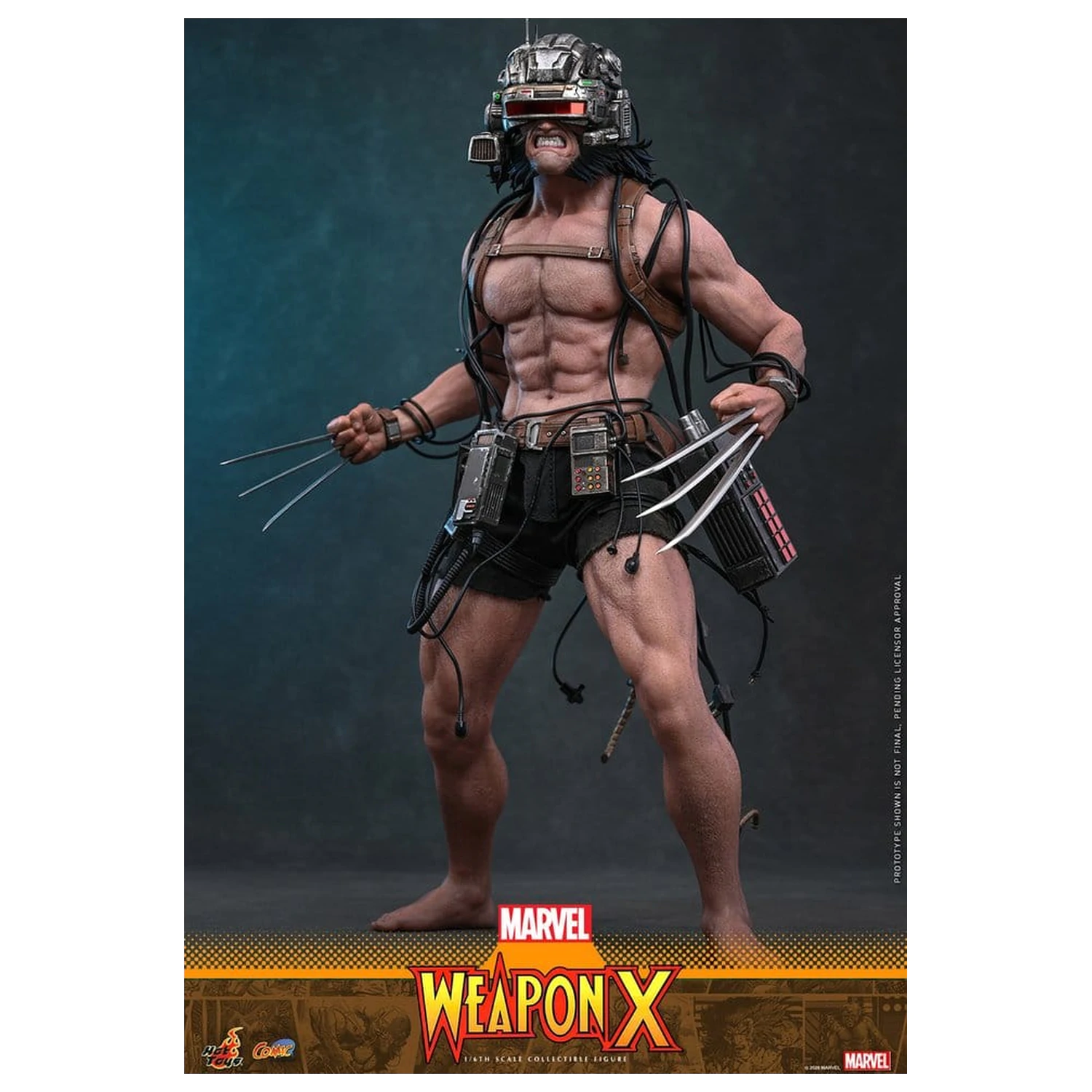 Marvel Comic Masterpiece 1/6 Weapon X akciófigura 31 cm termékfotó