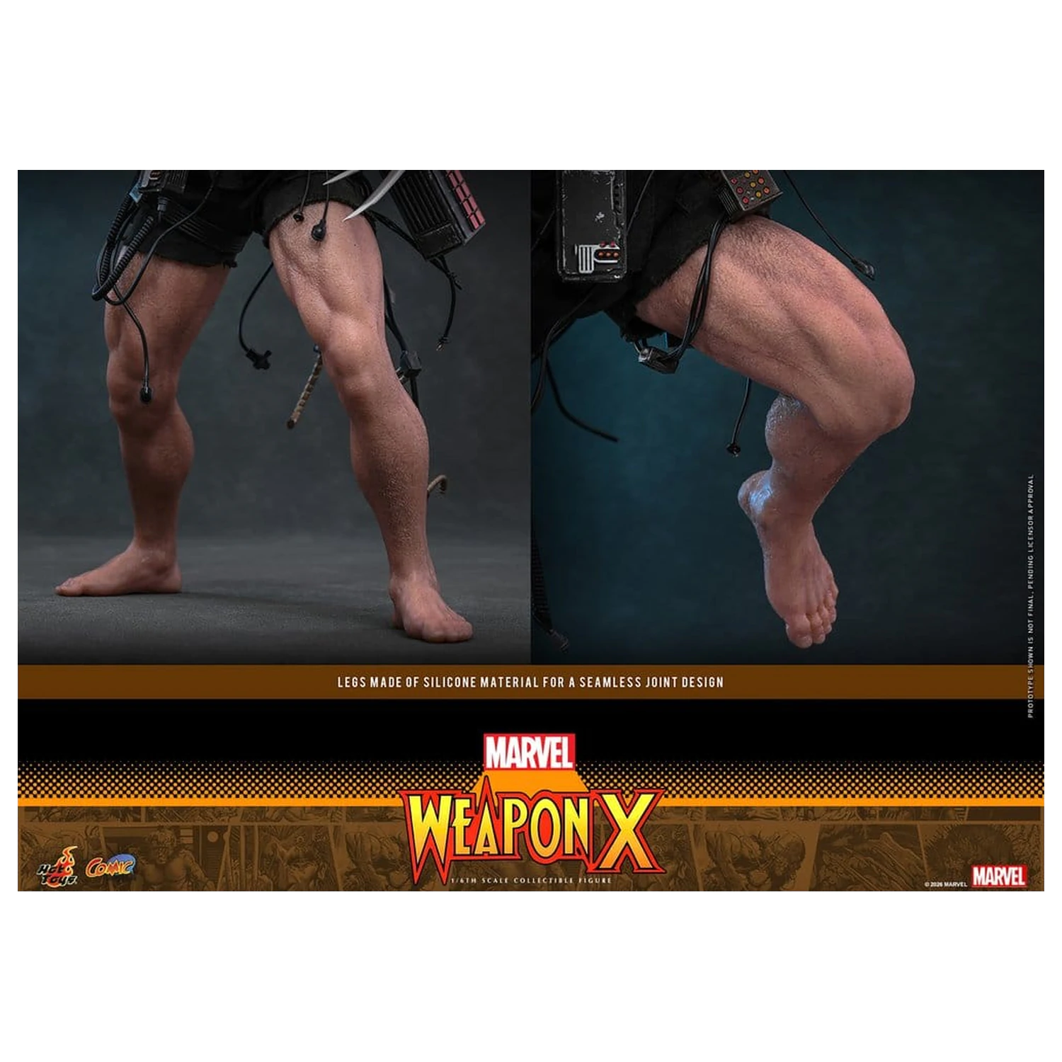 Marvel Comic Masterpiece 1/6 Weapon X akciófigura 31 cm termékfotó