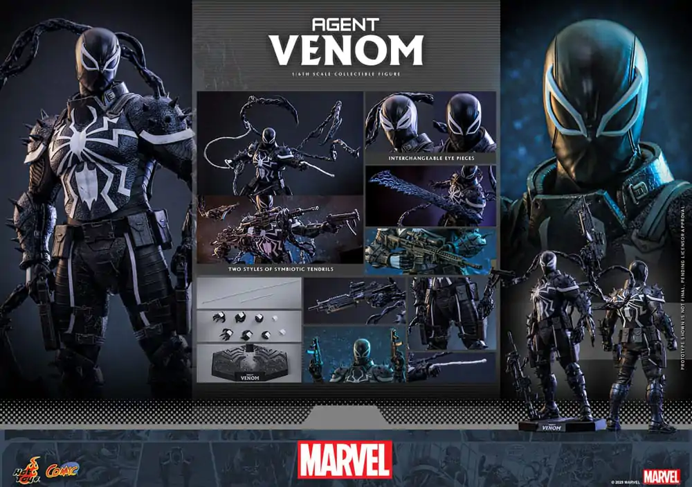 Marvel Comics 1/6 Agent Venom akciófigura 32 cm termékfotó