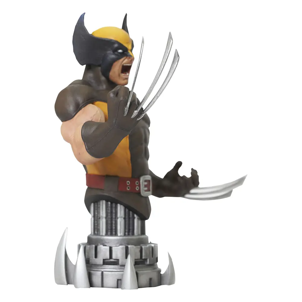 Marvel Comics 1/7 Brown Wolverine mellszobor figura 14 cm termékfotó