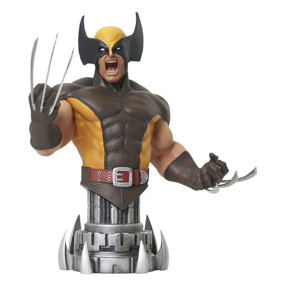 Marvel Comics 1/7 Brown Wolverine mellszobor figura 14 cm termékfotó