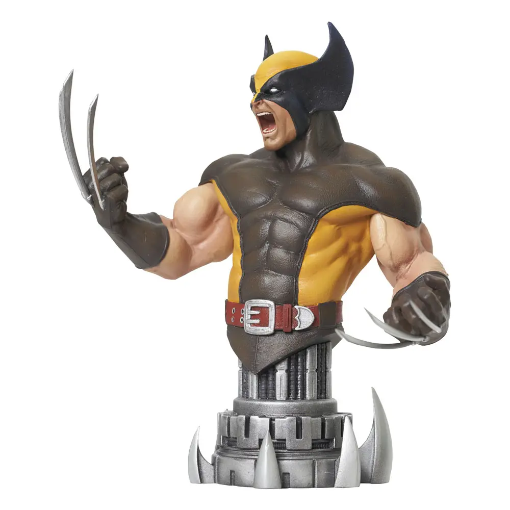 Marvel Comics 1/7 Brown Wolverine mellszobor figura 14 cm termékfotó