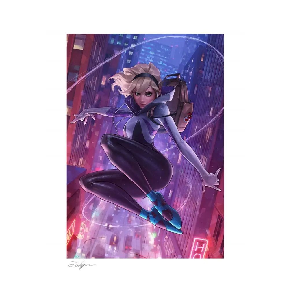 Marvel Comics Art Print Spider-Gwen Unmasked Variant 46 x 56 cm termékfotó