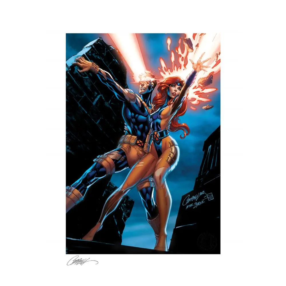 Marvel Comics Art Print Uncanny X-Men: Cyclops and Jean Grey 46 x 61 cm termékfotó