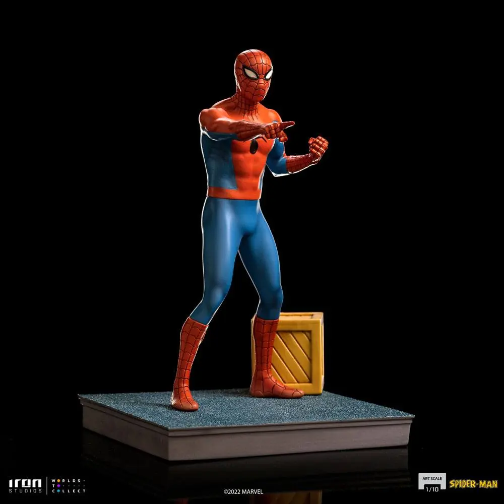 Marvel Comics Art Scale 1/10 Spider-Man (1967 Animated TV Series) szobor figura 21 cm termékfotó