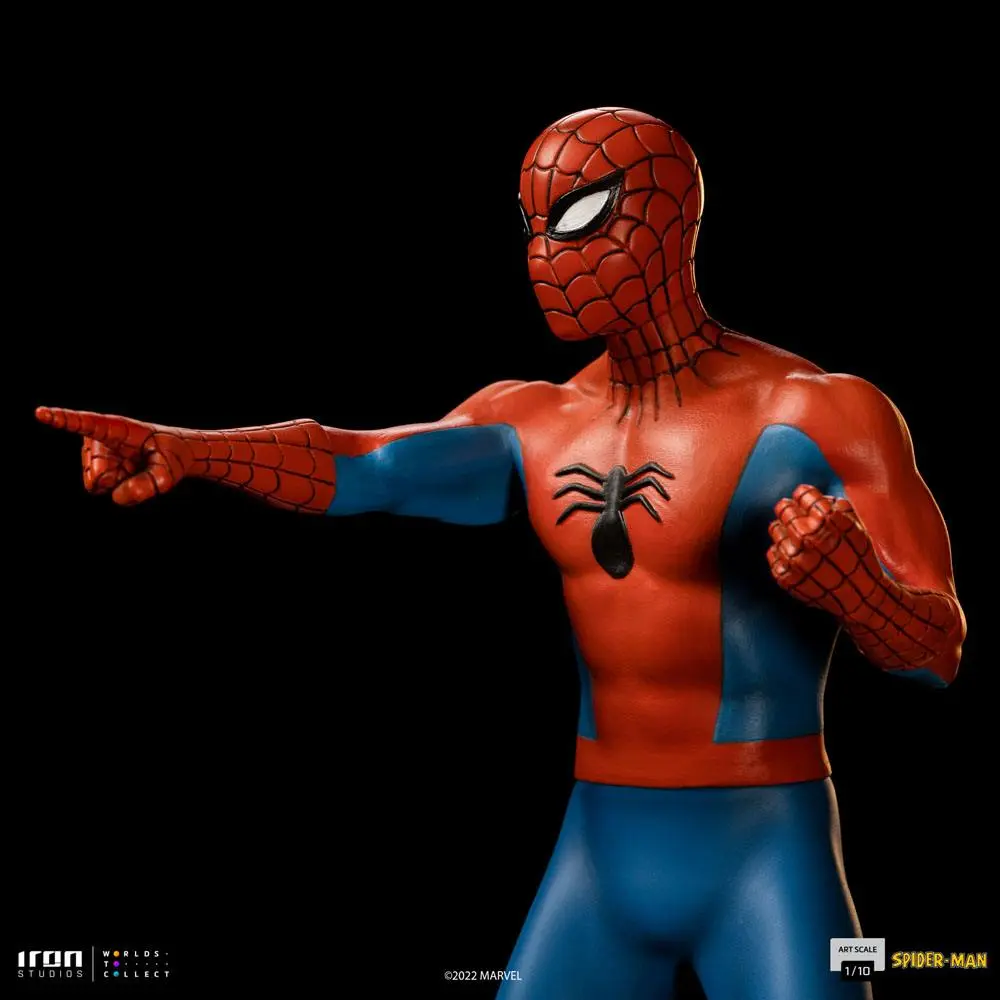 Marvel Comics Art Scale 1/10 Spider-Man (1967 Animated TV Series) szobor figura 21 cm termékfotó