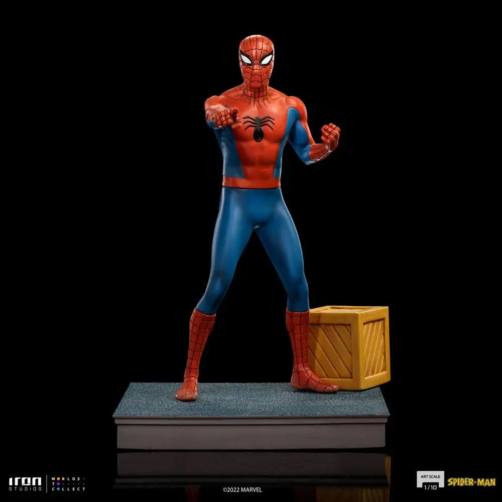 Marvel Comics Art Scale 1/10 Spider-Man (1967 Animated TV Series) szobor figura 21 cm termékfotó