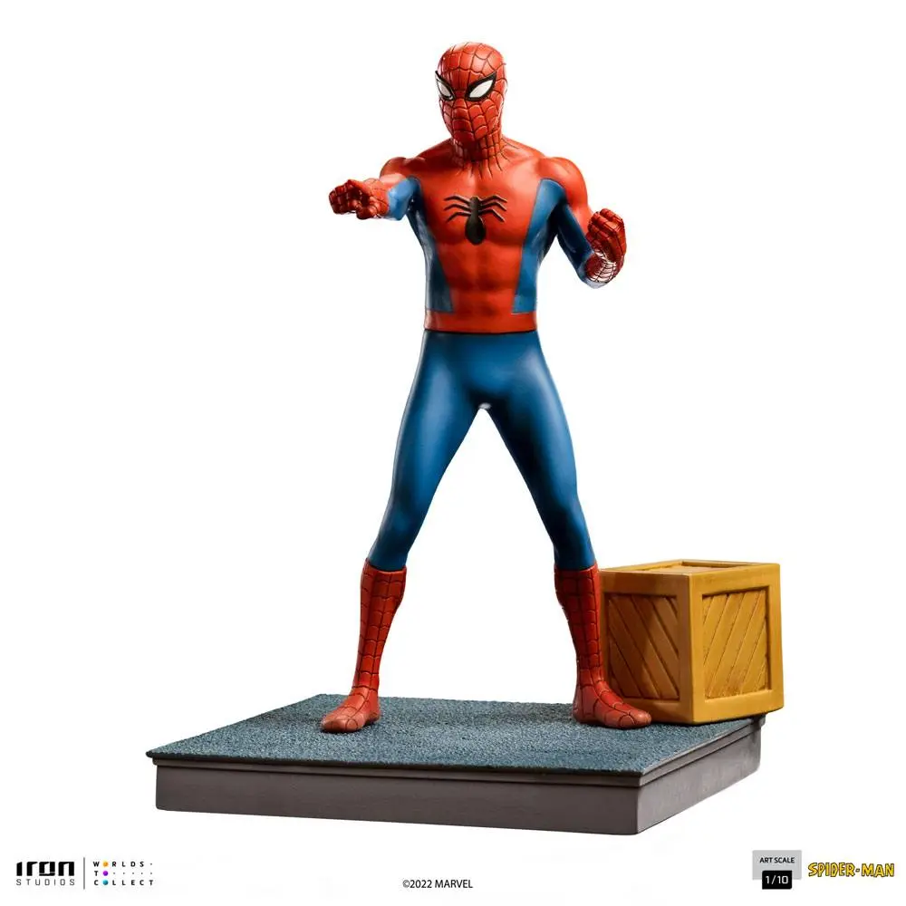 Marvel Comics Art Scale 1/10 Spider-Man (1967 Animated TV Series) szobor figura 21 cm termékfotó