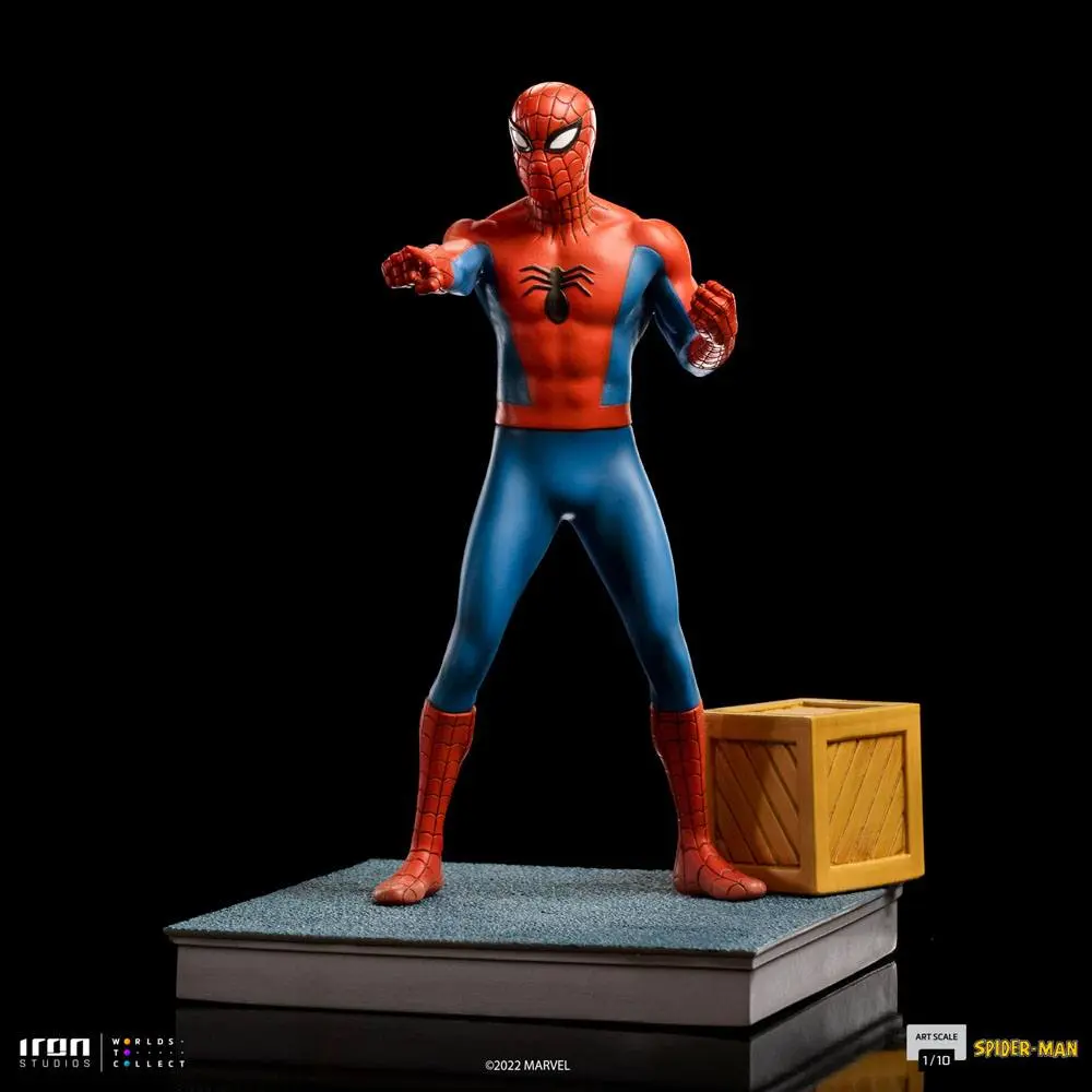 Marvel Comics Art Scale 1/10 Spider-Man (1967 Animated TV Series) szobor figura 21 cm termékfotó