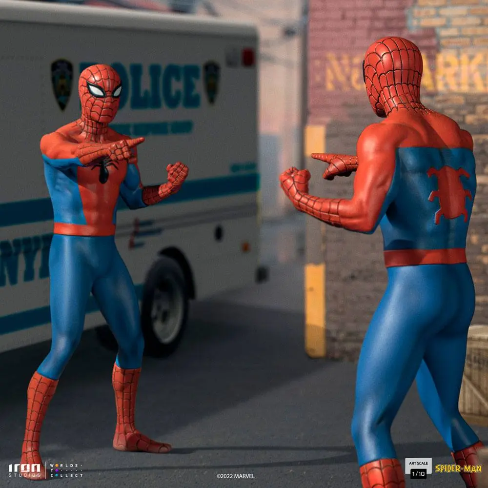 Marvel Comics Art Scale 1/10 Spider-Man (1967 Animated TV Series) szobor figura 21 cm termékfotó