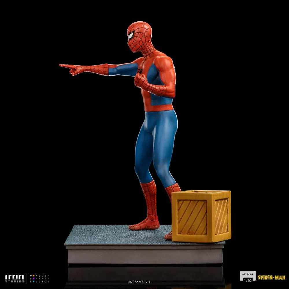 Marvel Comics Art Scale 1/10 Spider-Man (1967 Animated TV Series) szobor figura 21 cm termékfotó