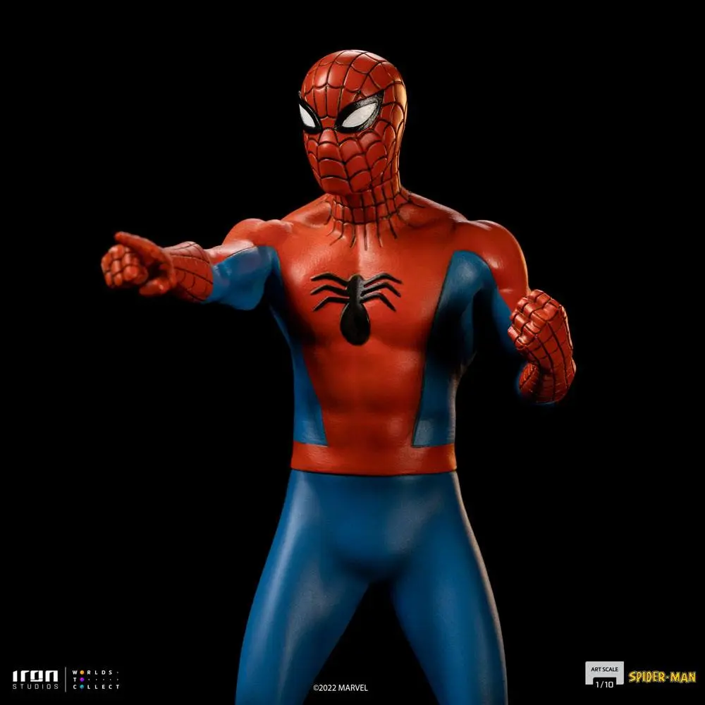 Marvel Comics Art Scale 1/10 Spider-Man (1967 Animated TV Series) szobor figura 21 cm termékfotó