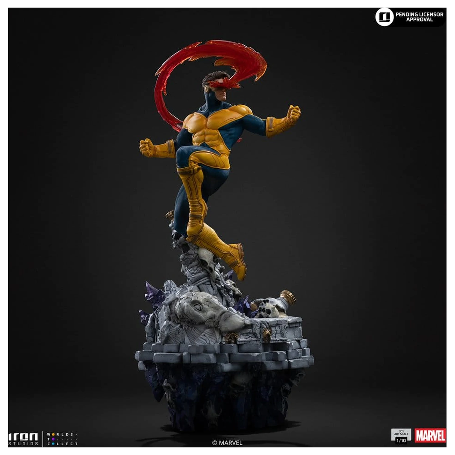 Marvel Comics BDS Art Scale 1/10 Cyclops Deluxe szobor figura 33 cm termékfotó