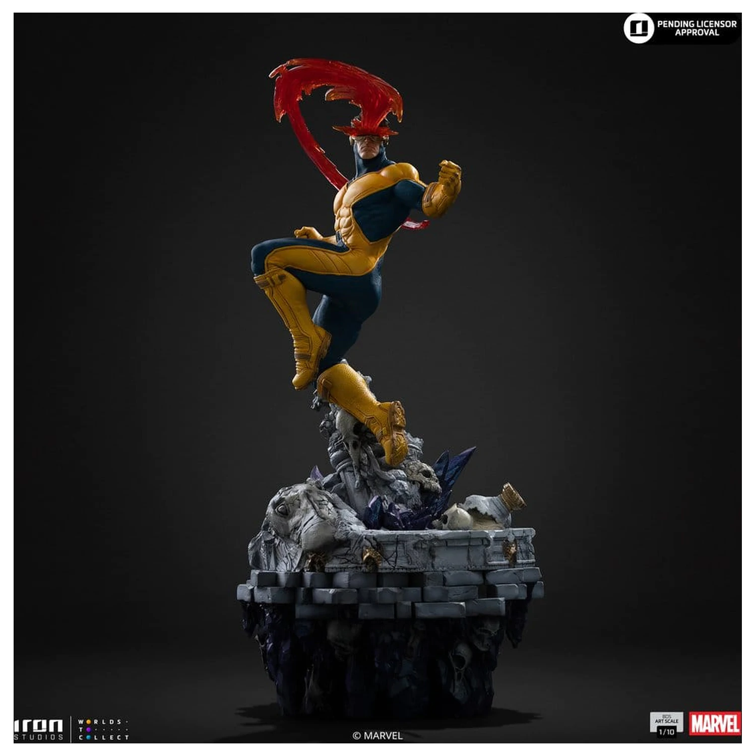 Marvel Comics BDS Art Scale 1/10 Cyclops Deluxe szobor figura 33 cm termékfotó