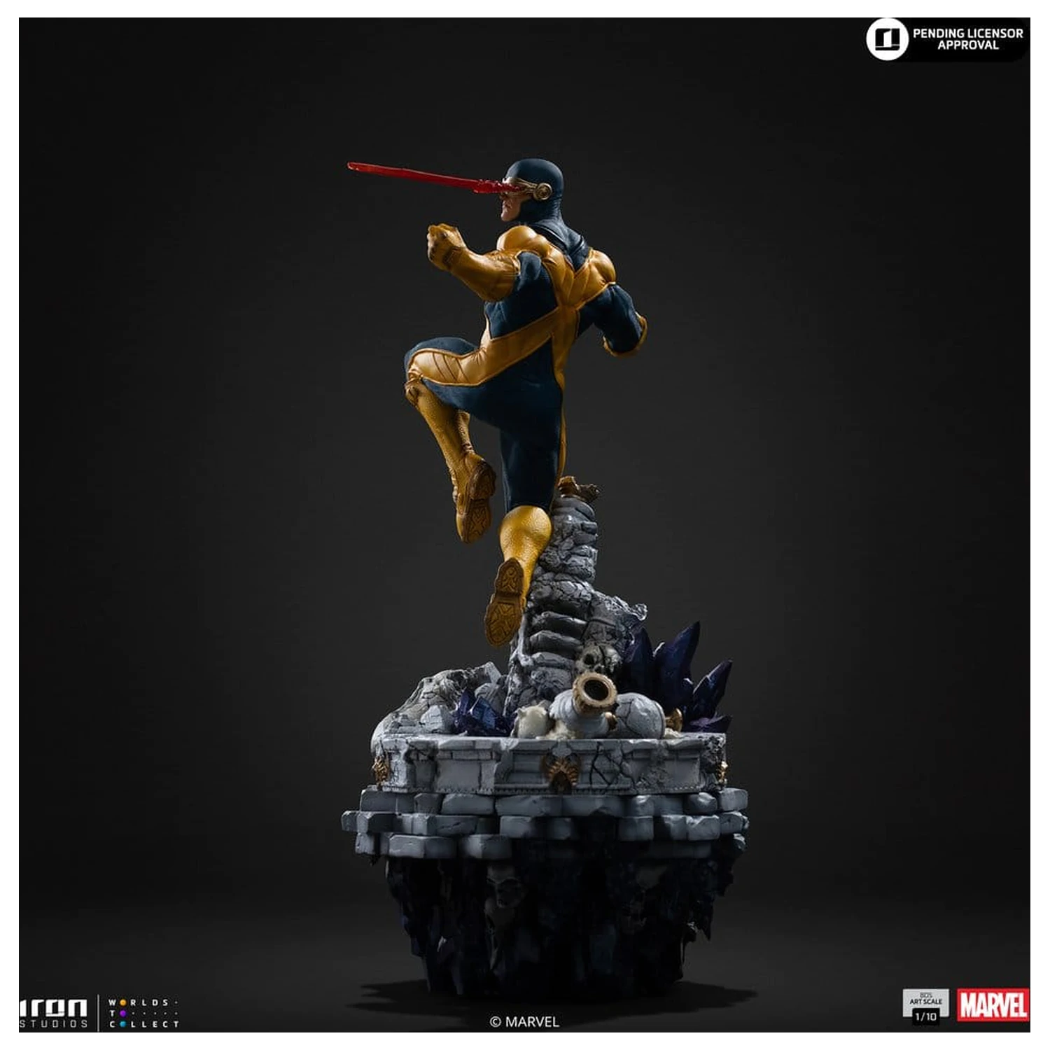 Marvel Comics BDS Art Scale 1/10 Cyclops Deluxe szobor figura 33 cm termékfotó
