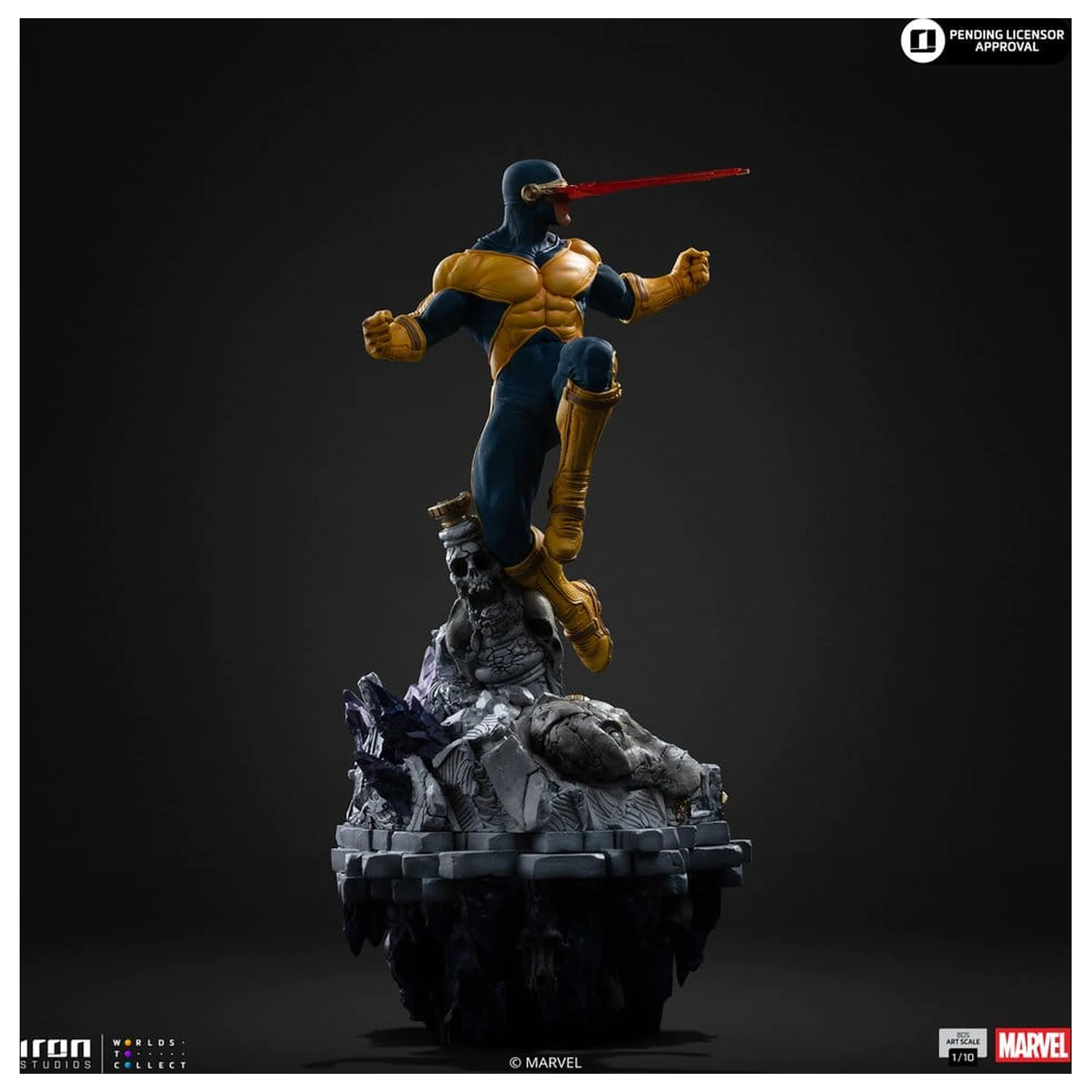 Marvel Comics BDS Art Scale 1/10 Cyclops Deluxe szobor figura 33 cm termékfotó