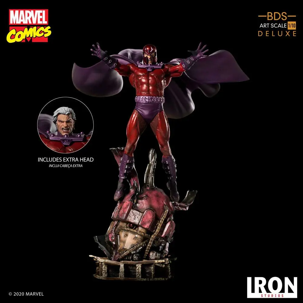 Marvel Comics BDS Art Scale 1/10 Magneto szobor figura 31 cm termékfotó