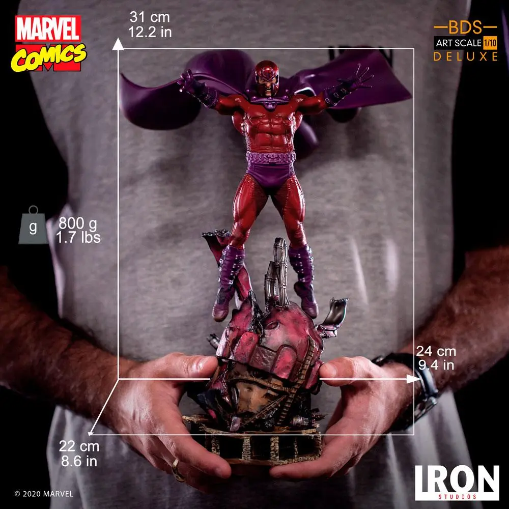 Marvel Comics BDS Art Scale 1/10 Magneto szobor figura 31 cm termékfotó
