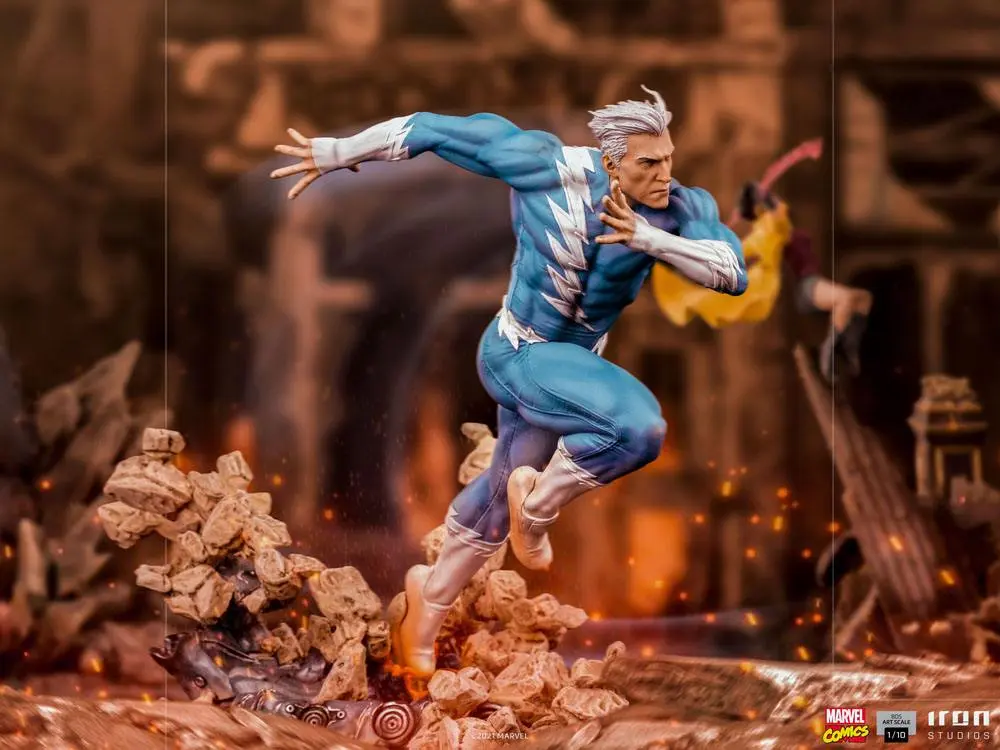 Marvel Comics BDS Art Scale 1/10 Quicksilver szobor figura 21 cm termékfotó