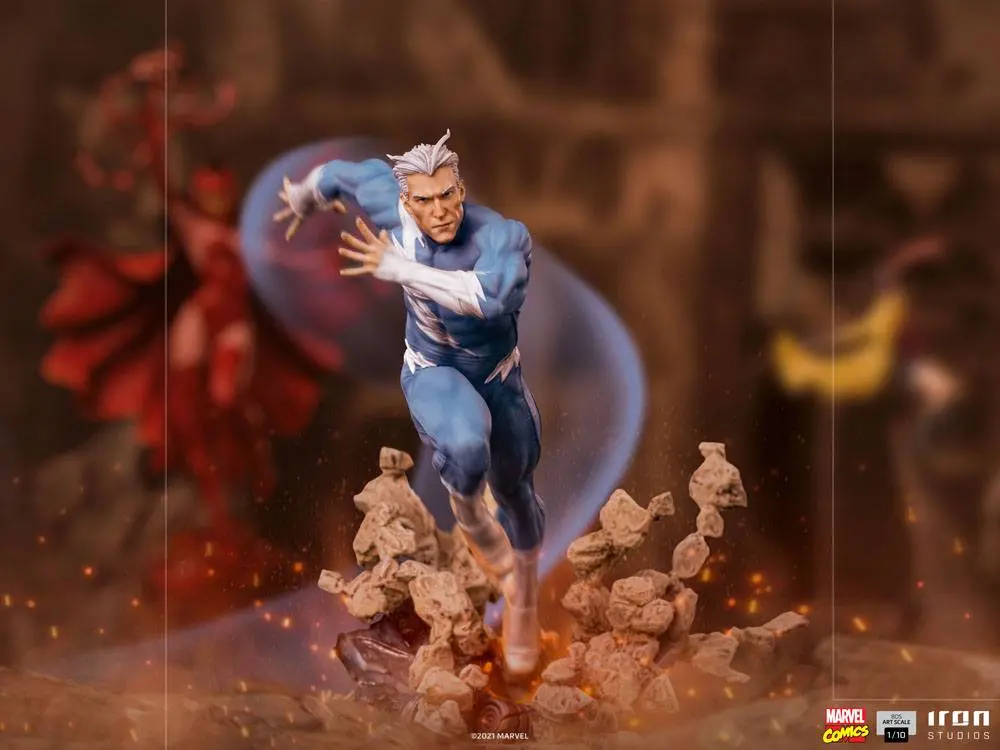 Marvel Comics BDS Art Scale 1/10 Quicksilver szobor figura 21 cm termékfotó