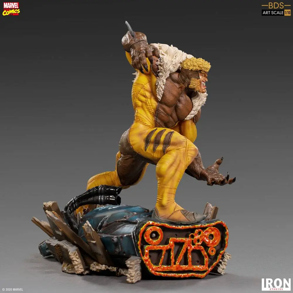 Marvel Comics BDS Art Scale 1/10 Sabretooth szobor figura 21 cm termékfotó