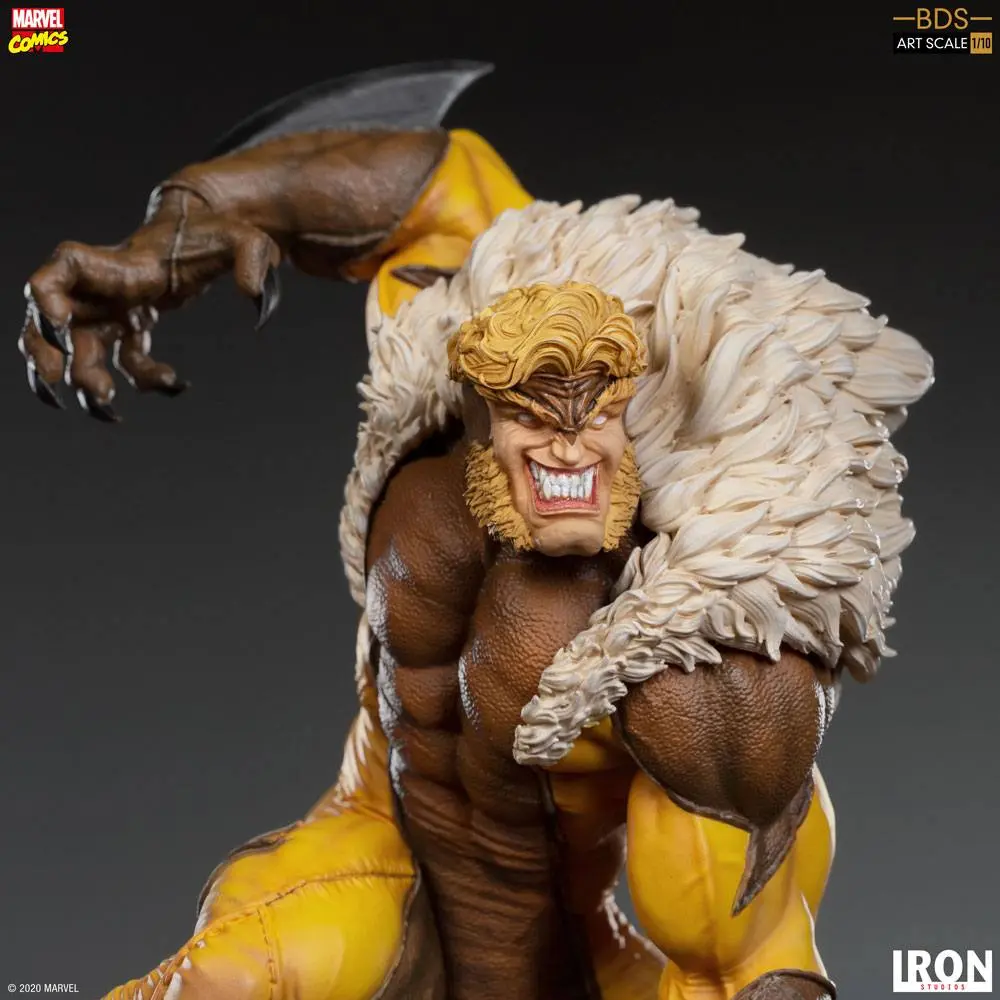 Marvel Comics BDS Art Scale 1/10 Sabretooth szobor figura 21 cm termékfotó