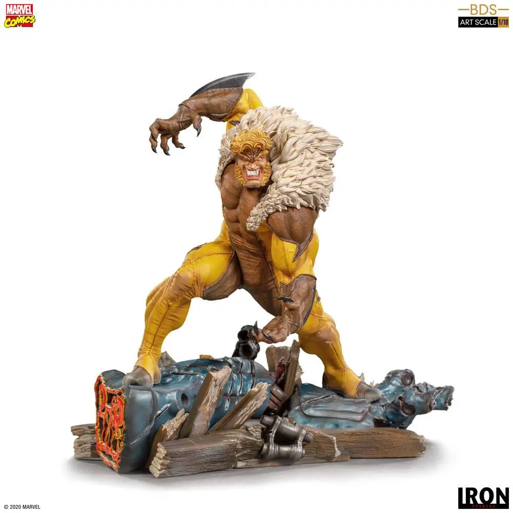 Marvel Comics BDS Art Scale 1/10 Sabretooth szobor figura 21 cm termékfotó