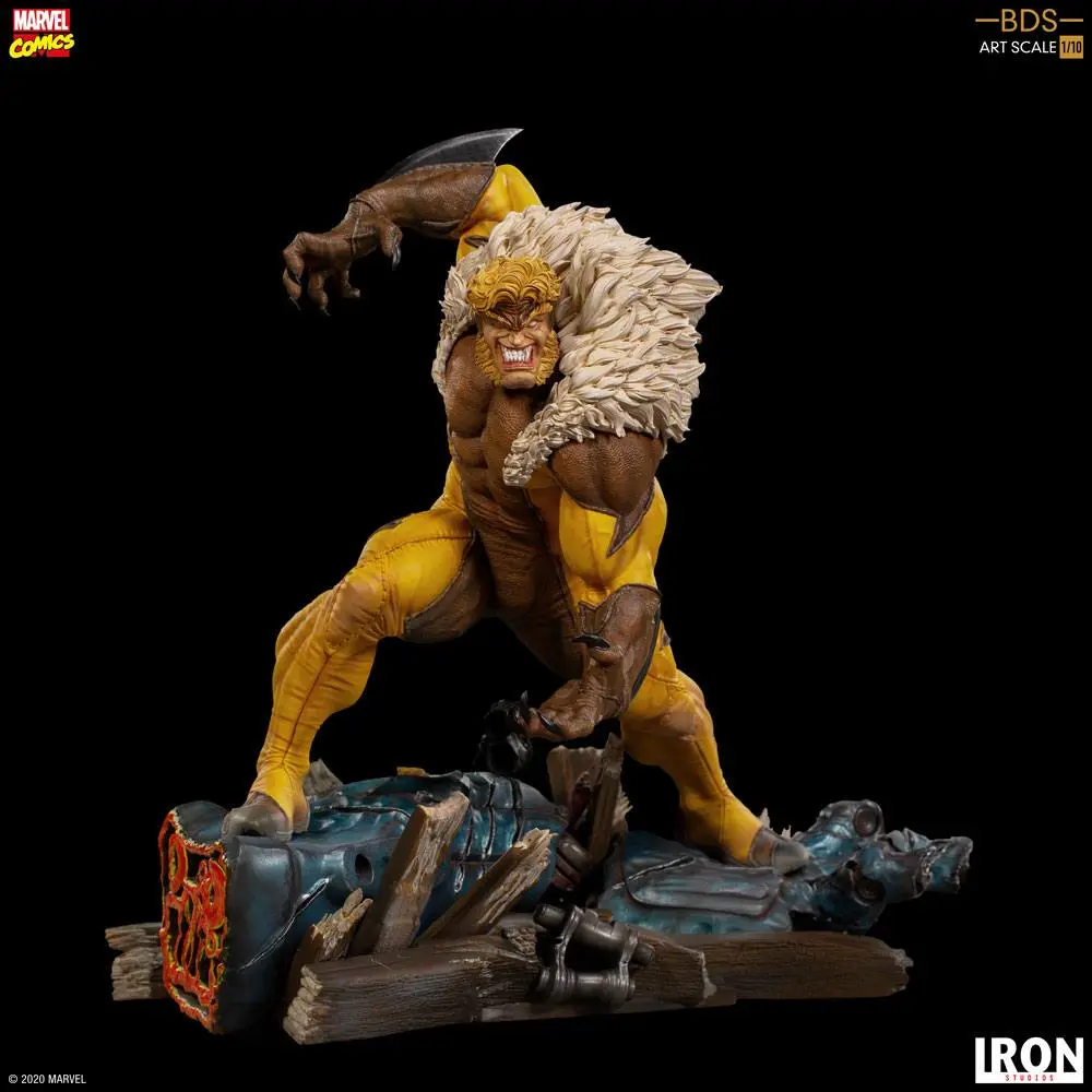 Marvel Comics BDS Art Scale 1/10 Sabretooth szobor figura 21 cm termékfotó