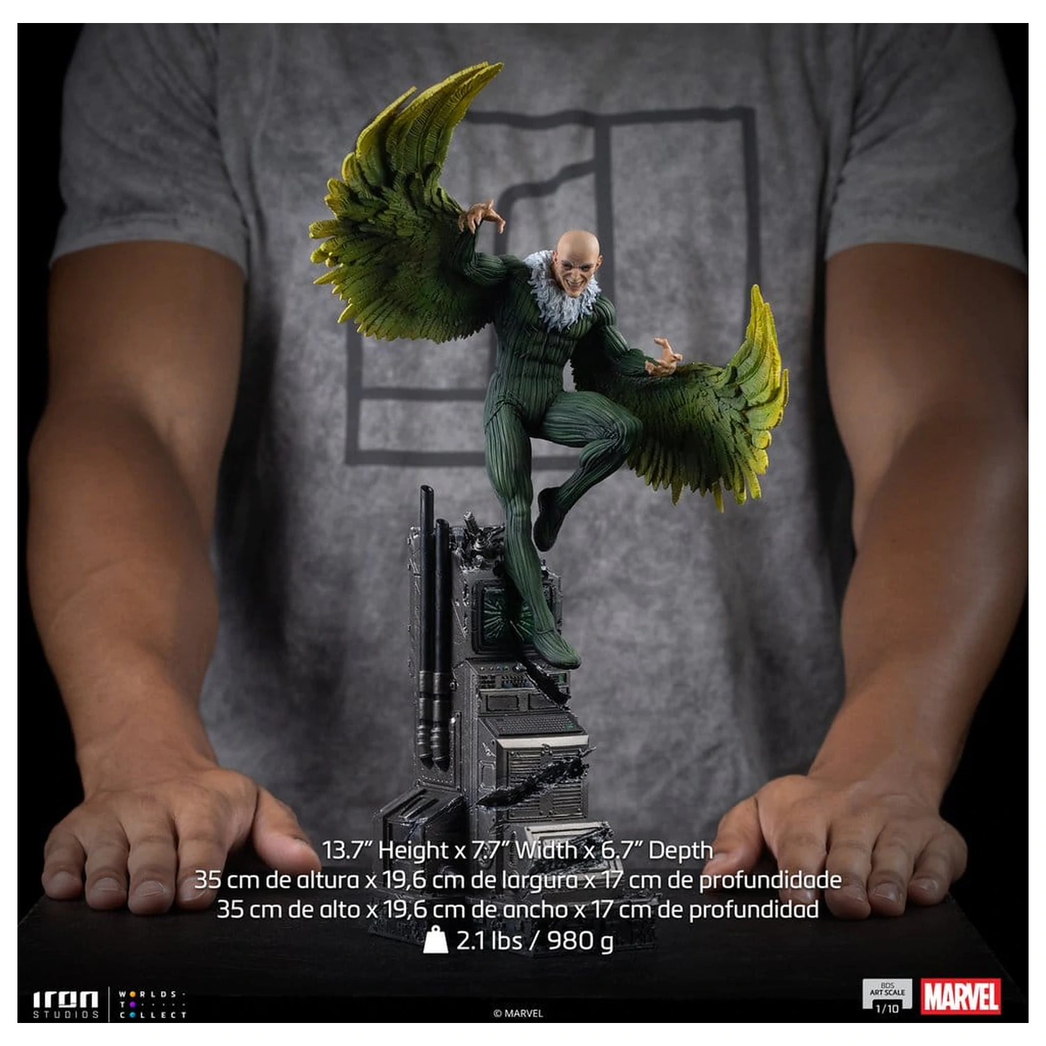 Marvel Comics BDS Art Scale 1/10 Vulture (Spider-Man vs Villains Diorama) szobor figura 35 cm termékfotó