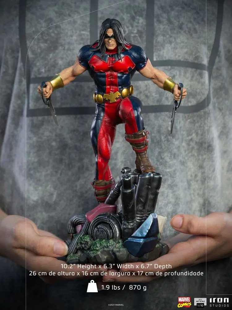 Marvel Comics BDS Art Scale 1/10 Warpath (X-Men) szobor figura 26 cm termékfotó