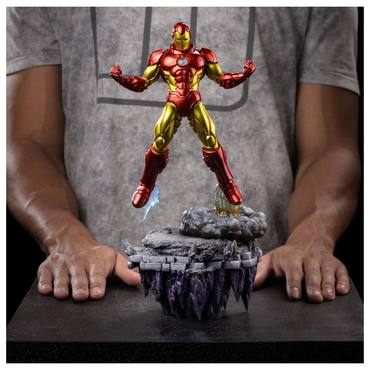 Marvel Comics BDS Art Scale szobor figura 1/10 Iron Man Deluxe 33 cm termékfotó