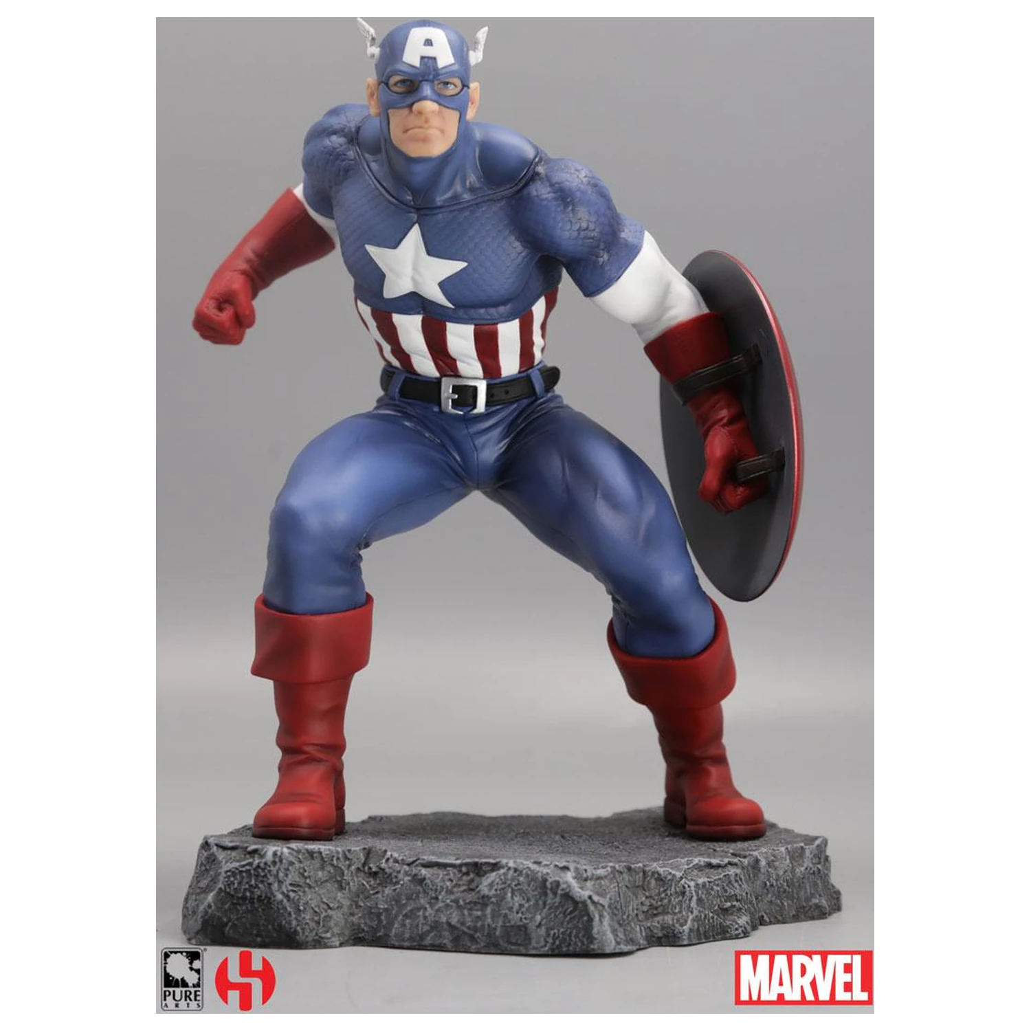 Marvel Comics Civil War 1/8 Captain America szobor figura 22 cm termékfotó