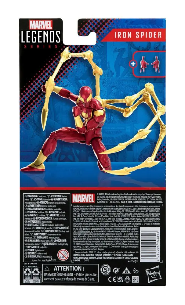 Marvel Comics: Civil War Marvel Legends 2022 Iron Spider akciófigura 15 cm termékfotó