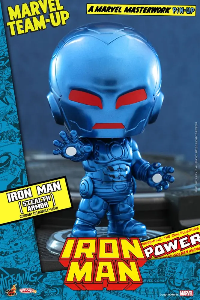 Marvel Comics Cosbaby (S) Minifigur Iron Man (Stealth Armor) 10 cm termékfotó