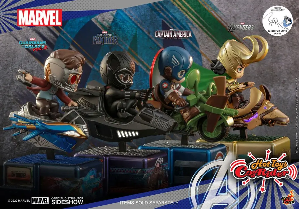 Marvel Comics CosRider  Up Amerika Kapitány Mini figura hanggal és világító funkcióval 15 cm termékfotó