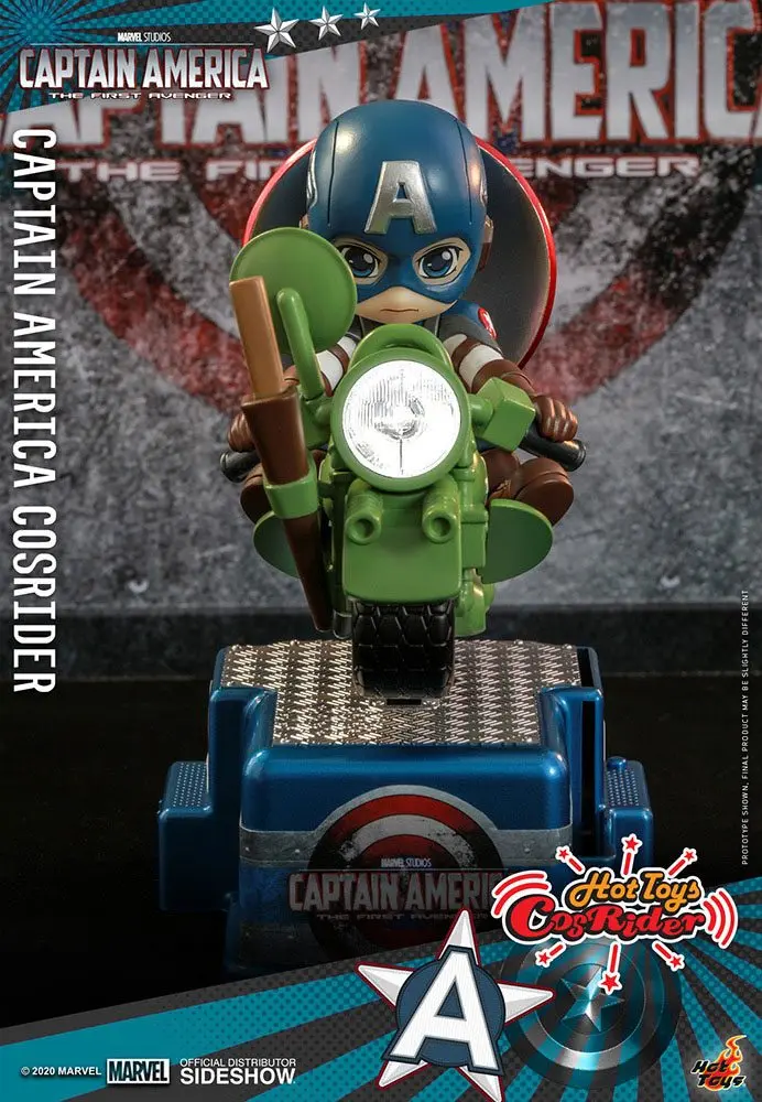 Marvel Comics CosRider  Up Amerika Kapitány Mini figura hanggal és világító funkcióval 15 cm termékfotó