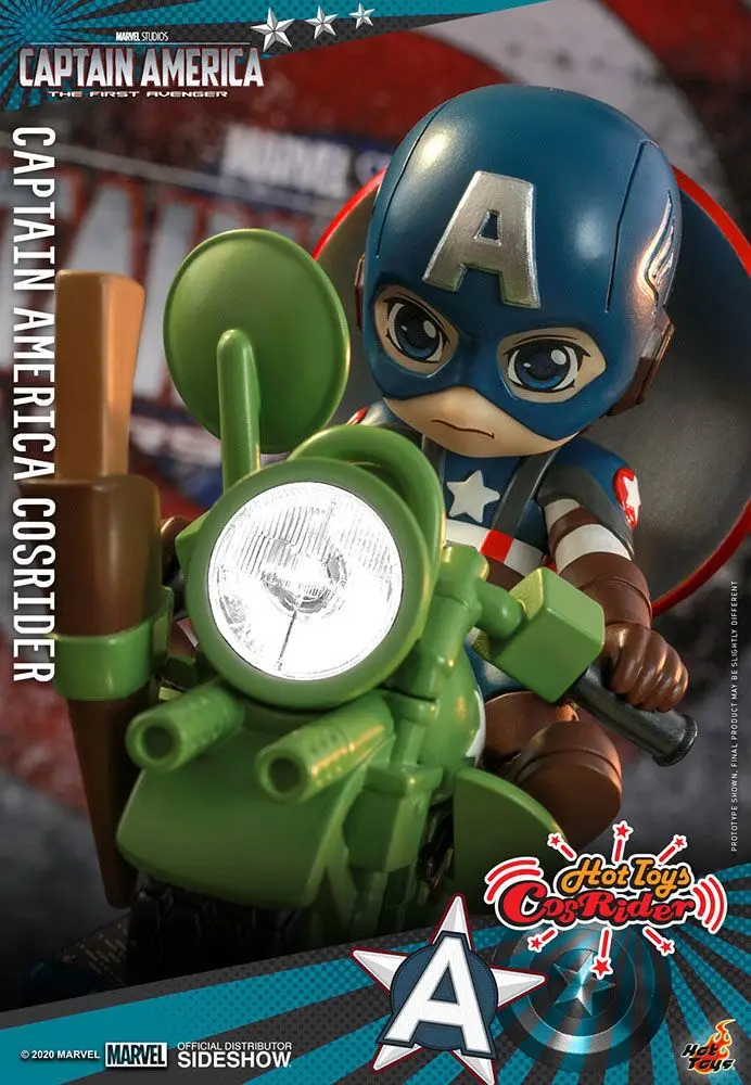 Marvel Comics CosRider  Up Amerika Kapitány Mini figura hanggal és világító funkcióval 15 cm termékfotó