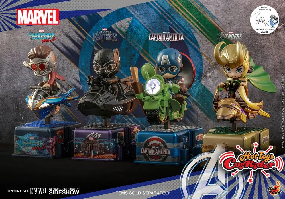 Marvel Comics CosRider  Up Amerika Kapitány Mini figura hanggal és világító funkcióval 15 cm termékfotó