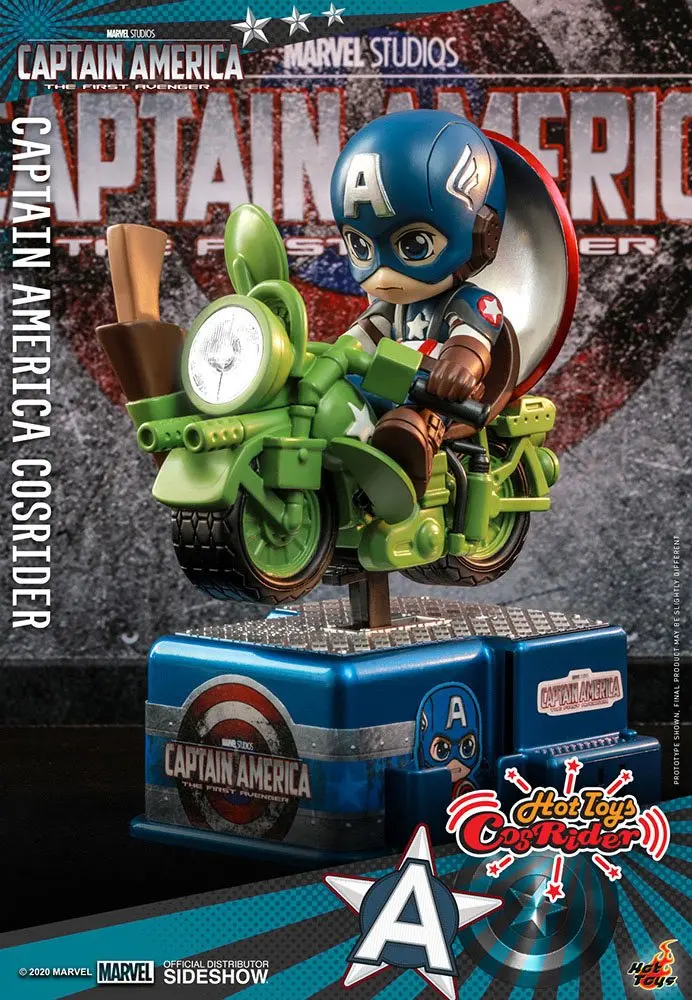 Marvel Comics CosRider  Up Amerika Kapitány Mini figura hanggal és világító funkcióval 15 cm termékfotó