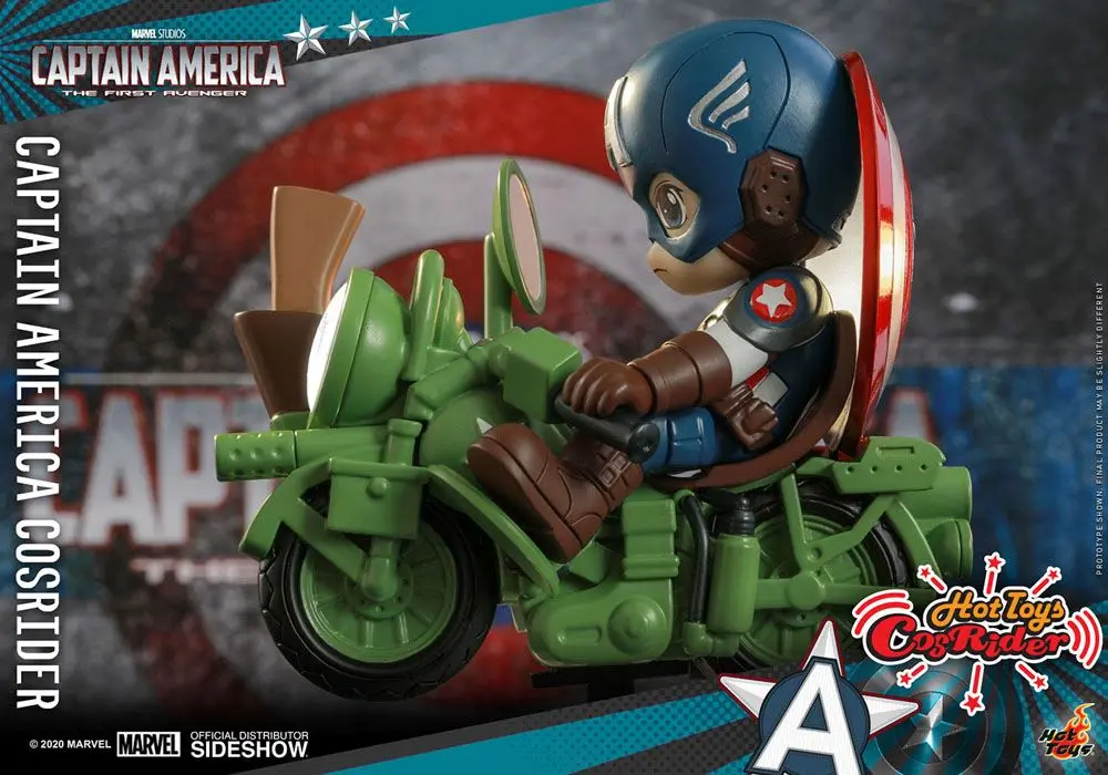 Marvel Comics CosRider  Up Amerika Kapitány Mini figura hanggal és világító funkcióval 15 cm termékfotó