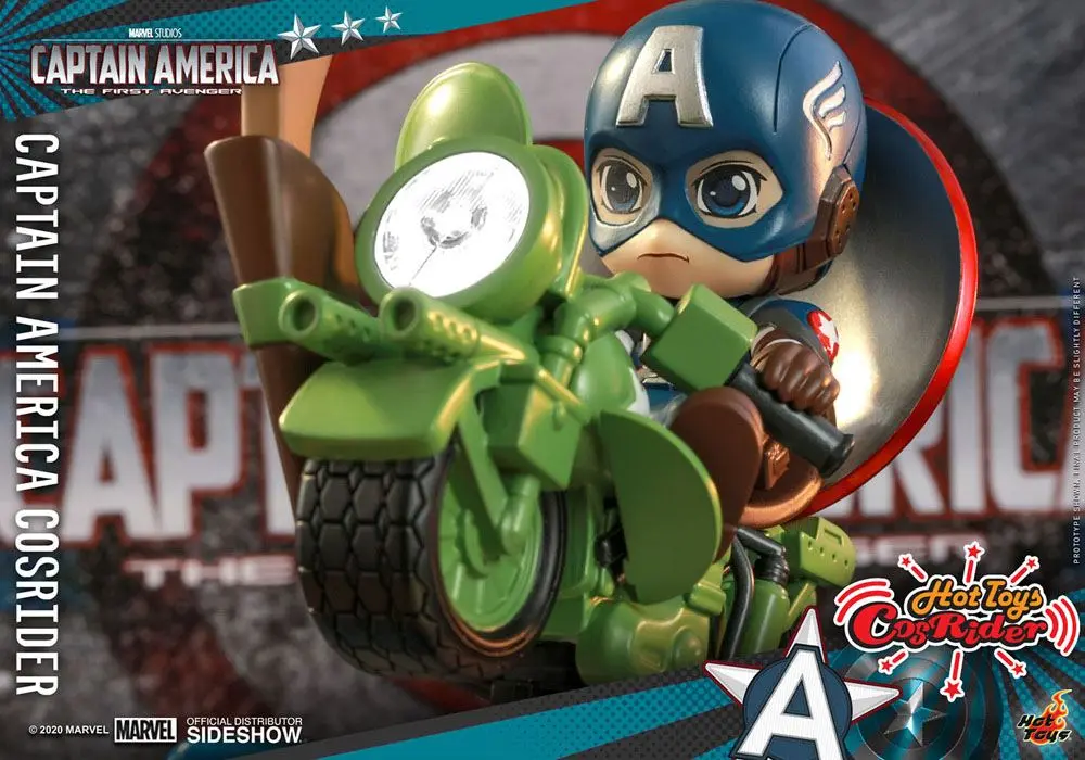 Marvel Comics CosRider  Up Amerika Kapitány Mini figura hanggal és világító funkcióval 15 cm termékfotó