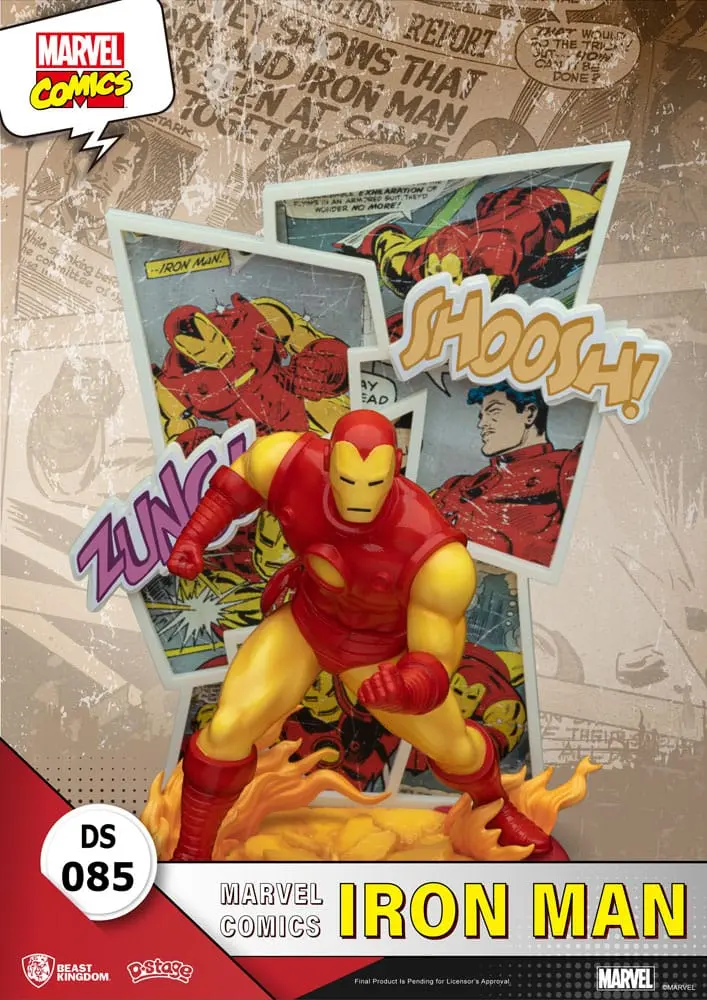 Marvel Comics D-Stage Iron Man PVC Diorama szobor 16 cm termékfotó