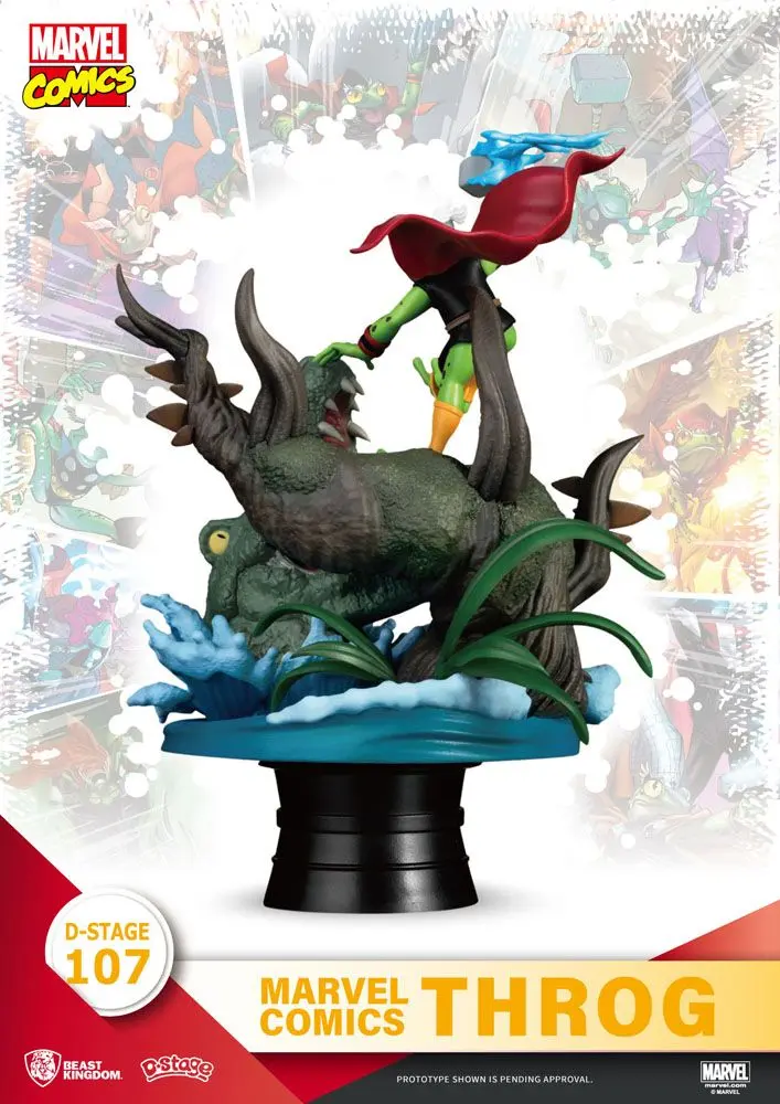 Marvel Comics D-Stage Throg Closed Box Version PVC Diorama 17 cm termékfotó