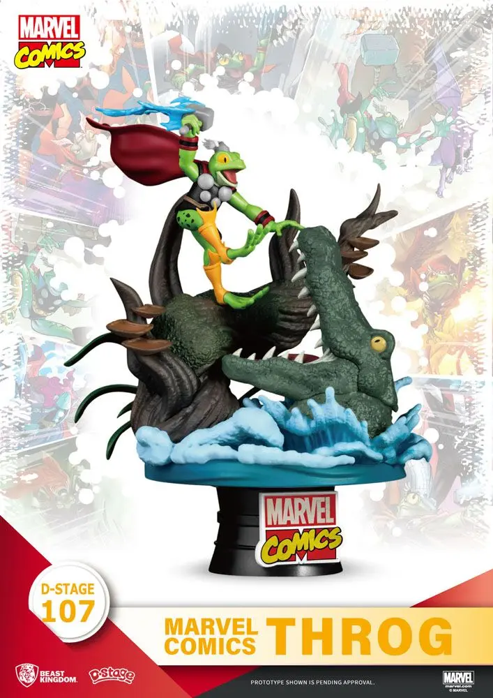 Marvel Comics D-Stage Throg Closed Box Version PVC Diorama 17 cm termékfotó